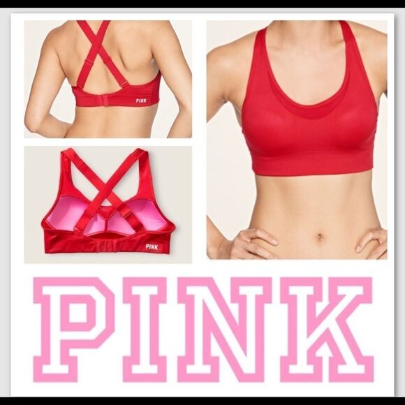 Pink BY V/S ULTIMATE HIGH IMPACT SPORTS BRA - Picture 1 of 4